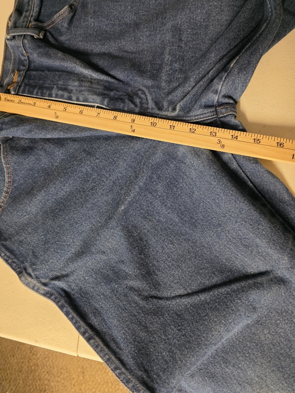 Lot Of 2 Pairs Wrangler Jeans Cowboy Cut Rigid Regular Fit Dark Wash Size 40×30 - Picture 8 of 8
